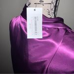 Soho Apparel NWT Casual outfit size L Silk like draped neck top with Flare leggings Photo 6