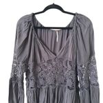 Free People Gotta Love It Peasant Top Navy XS Photo 4