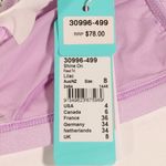 Seafolly NWT  X Revolve Shine On Fixed Tri Bikini in Lilac Photo 10