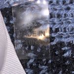 Ny Collection Woman Blue Fringe Poncho Sweater Geometric 3X Photo 5