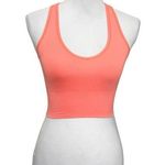 Athleta Aurora Ribbed Crop Tank Top Coral Seamless Women’s Size XXS Activewear Photo 0