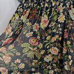 NEW Rococo Sand Hana Kaftan Dress Womens M Floral Printed Flowy Boho Maxi Black Size M Photo 4