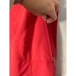 Chico's  Red Short Sleeve Zip Front Utility Dress Size 1 Photo 2