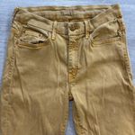 Mother high waisted looker skinny jeans with raw hem Gold Size 27 Photo 2