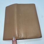 Gucci  Pebbled Calfskin Swing Continental Wallet Light Beige Baby Blue Interior Photo 13