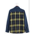 Zaful NWT Womens Corduroy Shirt Plaid Boyfriend Oversized Button Down with Pockets SM Photo 1