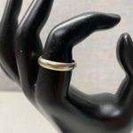 Vintage Men 10k White Gold Wedding Band Ring 4mm Engraved Dated Size 8.5 Silver Photo 7