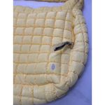 Free People Movement Quilted Carryall Tote Sour Citrus Shoulder Yellow Bag NWT Photo 6