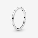 Pandora Simple Sparkling Band Ring Sterling Silver Photo 0