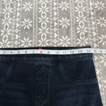 Spanx Jean-Ish Ankle Legging In Twilight Wash Stretchy Red Tag Size Medium Photo 7