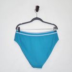 AI'IMAGE Blue Bikini with Light Blue Trim and High Waist Bottoms NWT Size 2XL Photo 5