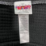 Spyder  Women's XL Black Hooded Rain Trench Coat Faux Leather Accents Winter Fall Photo 3