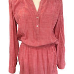 Joie  Women's Red Polka Dot Long Sleeve‎ Dress Button Front Casual Photo 0