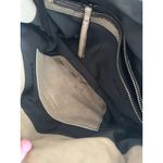 LANVIN Taupe Brown Leather Satchel Handbag Photo 13
