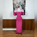 Gorgeous Vintage 1980s Watters & Watters Taffeta Mother of the Bride Gown! Pink Size 4 Photo 2