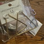 Uncommon James NWT  Chemistry Gold Triangle Earrings Photo 7
