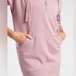 Athleta Cozy Karma 1/4 Zip Dress, Dogwood Mauve Photo 4