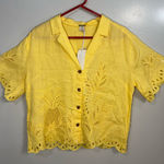 Magaschoni NWT  100% Linen Top Photo 0