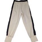 Sweaty Betty Side Stripe Satin Trim Joggers Pants Beige and Black Size 6 Photo 1