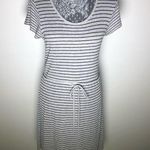 Olive & Oak Striped Gray and Black Dress Photo 0