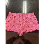 PINK Victoria's Secret‎ Cherry Boxer Shorts Sleep Women's Size L Foldover Waist Size L Photo 3
