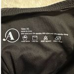 ANDIE Swim Catalina Ribbed One Piece Swimsuit Women's XXS Black Sleeveless NWT Photo 4