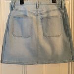 J.Crew Jeans Denim Light Wash Hemmed Skirt -28 Photo 2