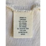 Anthropologie Tank Top Tee Shirt Womens Ivory Colorful Basket Weave Weaved Small Photo 8