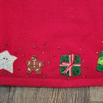 Tiara International  Wool Blend Cardigan Full Zip Christmas Sweater Vintage Small Photo 1