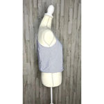 Brandy Melville  Women's OSFM Blue/White Striped‎ Wrap Cropped Tank Top Photo 1