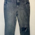 Good American  Good 90’s Icon Straight Leg Jeans in Black267 Size 8/29 Photo 1