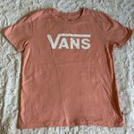 Vans  S Light Pink Short-Sleeved T-Shirt Photo 0