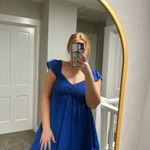 Charmed Hearts Blue Boutique Sundress Size Large  Photo 0