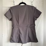 Grey's Anatomy by Barco Riley 3-Pocket Mock Wrap V-Neck Top Size XS Photo 4