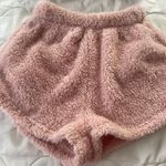 Size Small Furry Short Set Pink Photo 1
