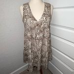 Sugar Lips Animal Print Sleeveless Ruffle A-Line Babydoll Swing Dress Size M Photo 11