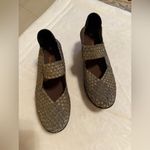 Bernie Mev Women’s Criss Cross Metallic Mary Jane Wedges Shoes Gold Size 38 Photo 9