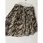 Talbots NWT Tiger Animal Print Cotton Fit & Flare Midi Skirt Women’s Size 14P Photo 3