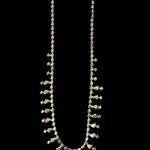 Vintage Estate Victorian Silver Rhinestone Necklace Choker Photo 7