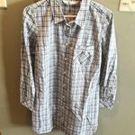 Victoria's Secret Victoria’s‎ Secret long sleeve button up tunic length shirt, size small Photo 0