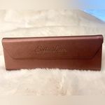 Sophia Loren Champagne Rose trifold eyeglass sunglass case Pink Photo 5