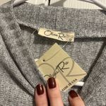 Olivia Rae Gray Ribbed Long Sleeve Top Photo 4