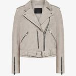 All Saints Suede leather Balfern Biker Jacket Photo 68