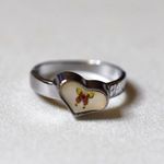 Source Unknown Nostalgic Heart/Butterfly/Best Silver Tone Metal Trendy Fairy Size 6.5 Ring Photo 2