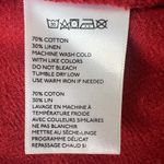 Urban Outfitters Festive Red Front Button Dress Cotton Linen Cooperative Size Small Photo 5