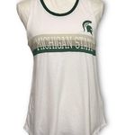 Rivalry Threads NWT Michigan State Spartans Ladies’ Sleeveless Muscle Tee Tank Top New Ringer Photo 0