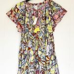 Anthropologie NWT  Alexandra Farmer Ruffle Sleeve Tiered Dress Size Medium Photo 5