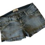 L.E.I Low Rise Denim Jean Shorts Womens 9 Ashley Retro Stretchy Photo 4