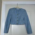Reformation  Trista‎ Tweed Jacket in Blue Size XS Photo 1