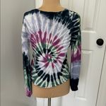 Nation Ltd  Tie Dye V Neck Long Sleeve Tee Photo 2